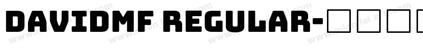 DavidMF Regular字体转换
